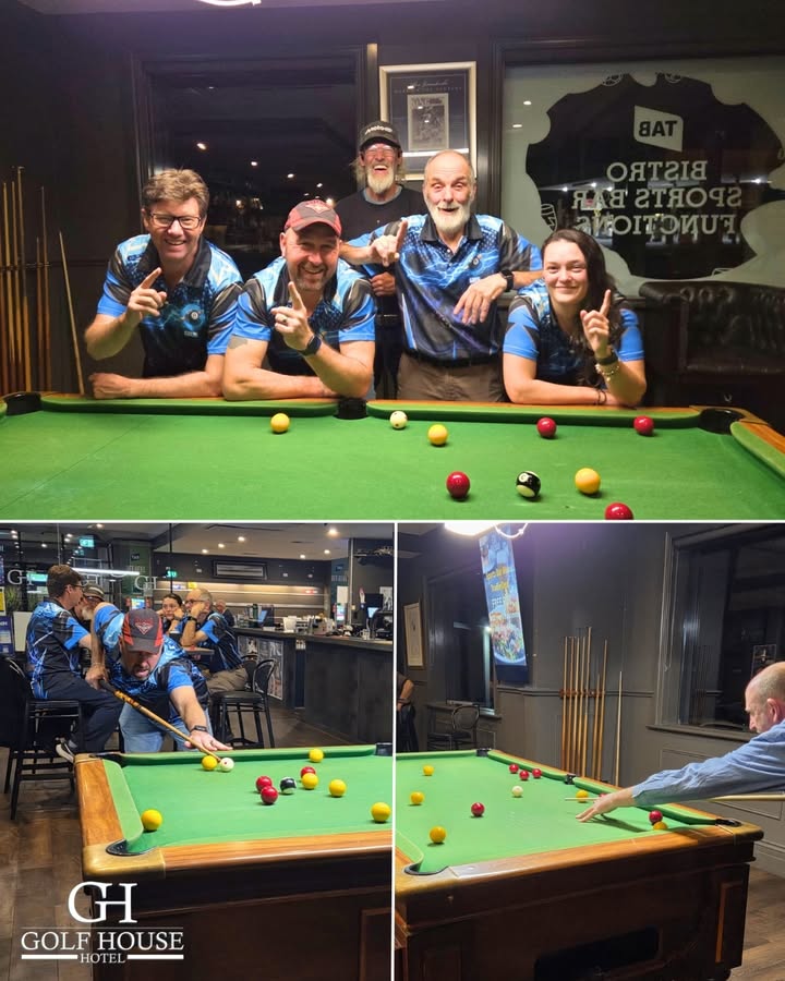 Featured image for “Golf House Caddies Win the Pool Comp at Golf House Hotel”
